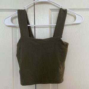 aeropostale army green tank top
